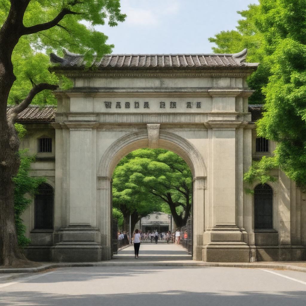AI-created image of Waseda University