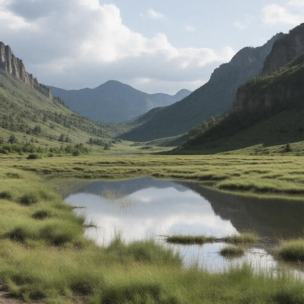 AI-created image of Washakie Wilderness
