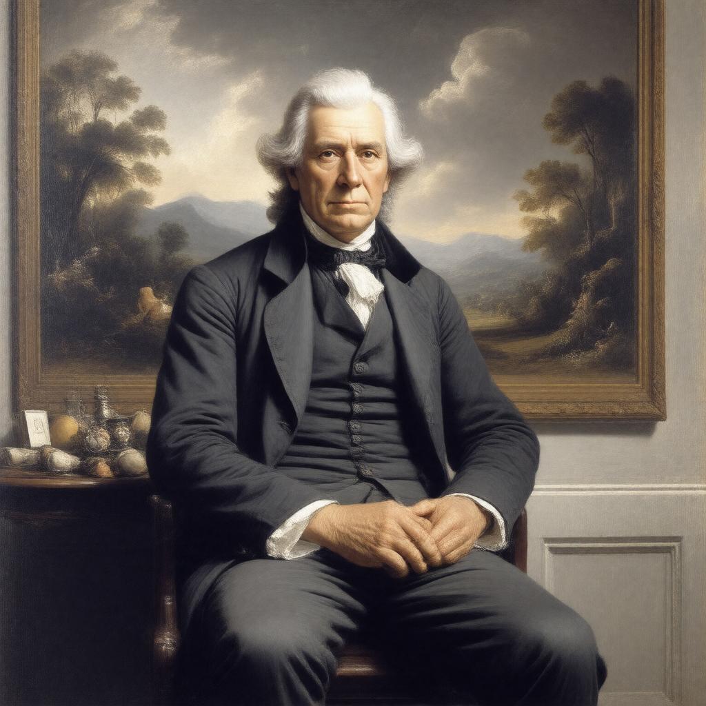 AI-created image of Washington Allston