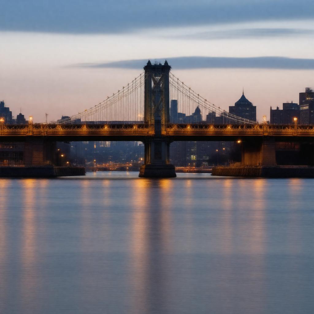 AI-created image of Washington Bridge