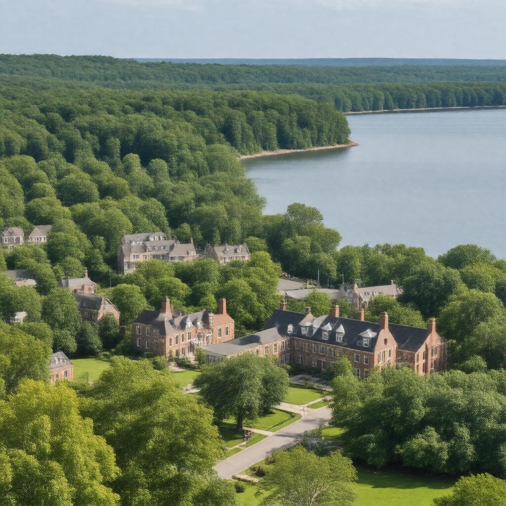 AI-created image of Washington College