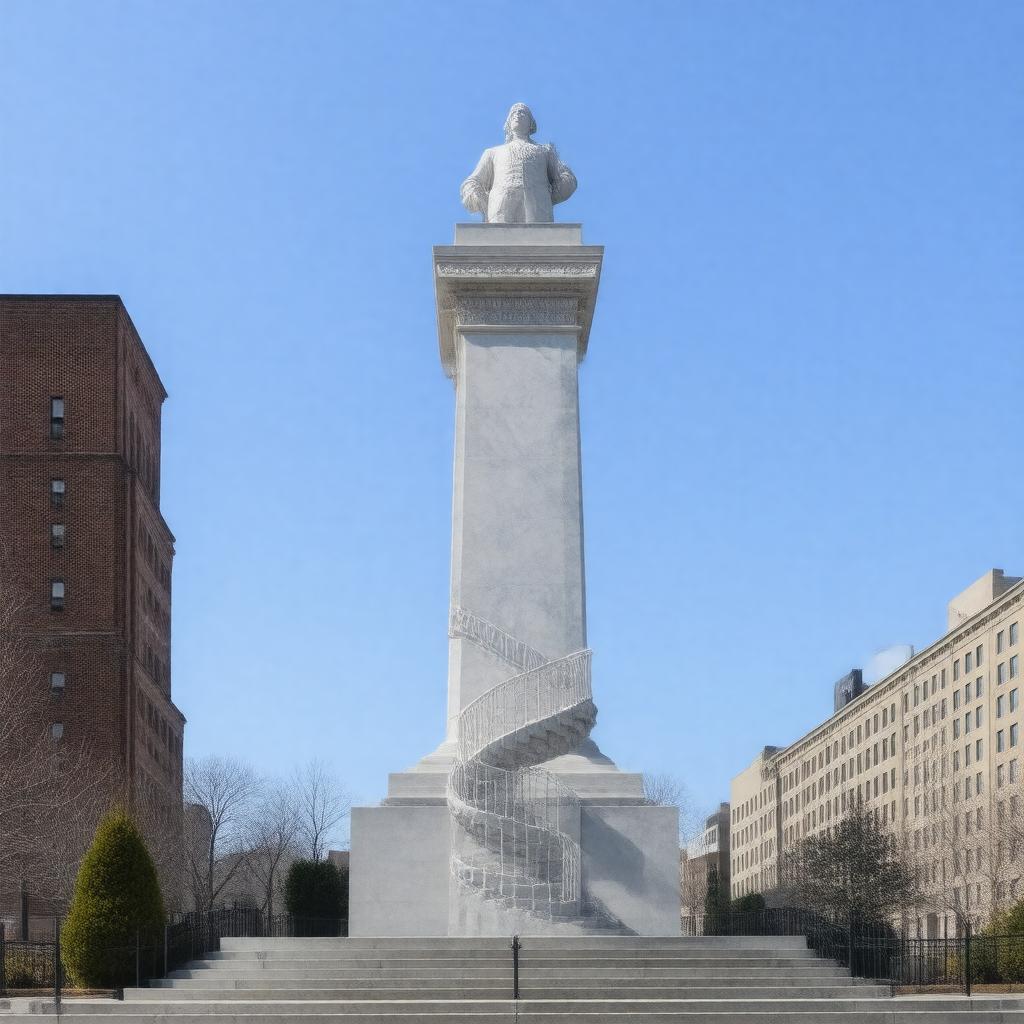 Click to view larger image AI-created image of Washington Monument (Baltimore)