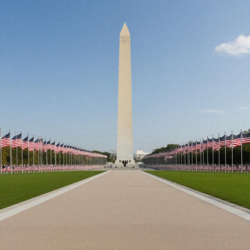 AI-created image of Washington Monument