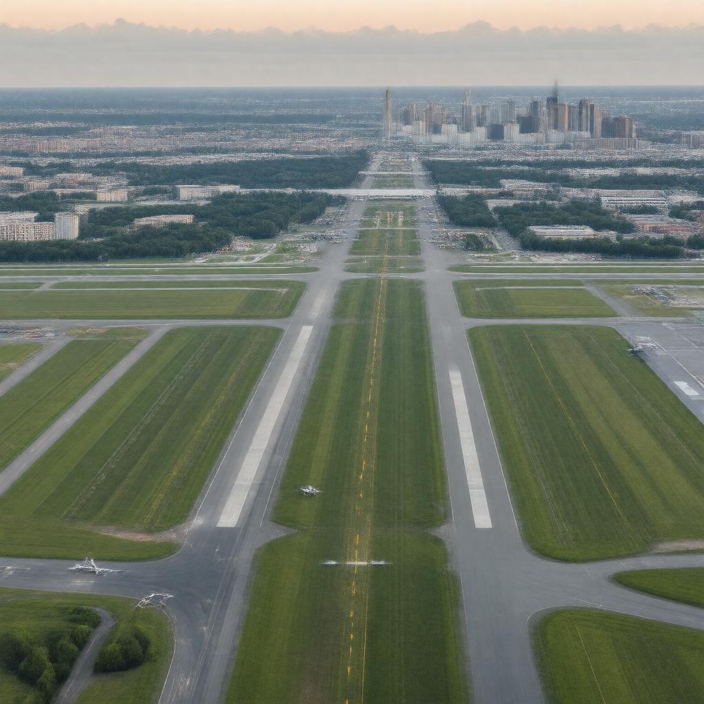 AI-created image of Washington National Airport
