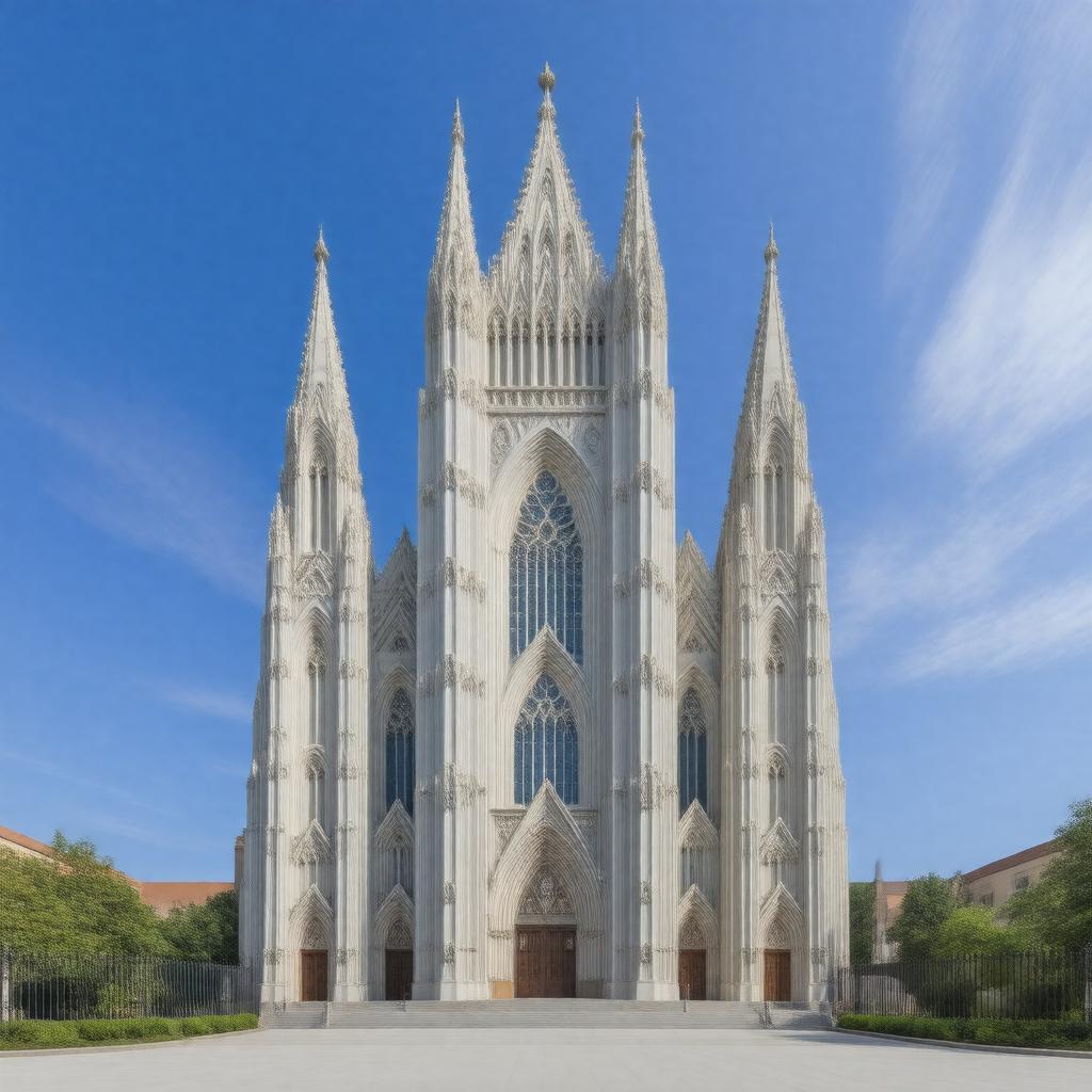 AI-created image of Washington National Cathedral