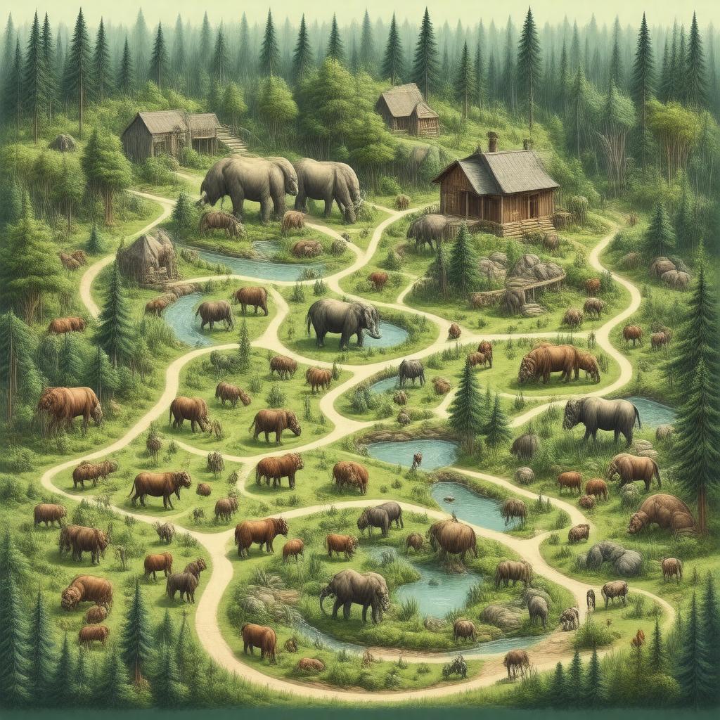AI-created image of Washington Park Zoo