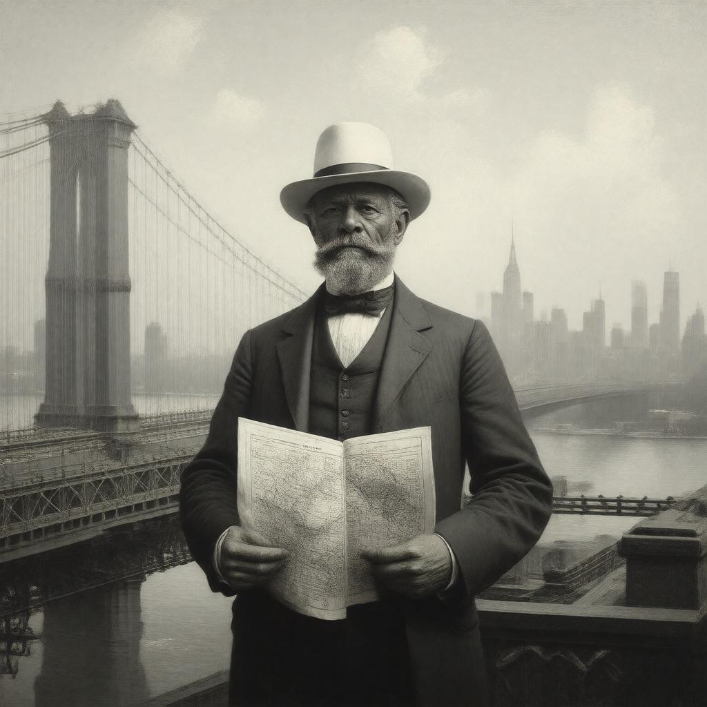 AI-created image of Washington Roebling