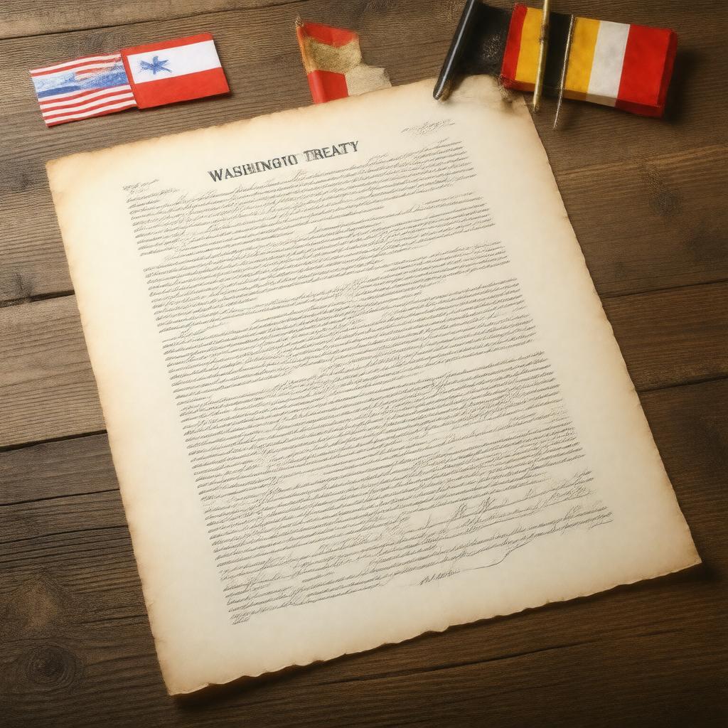 AI-created image of Washington Treaty