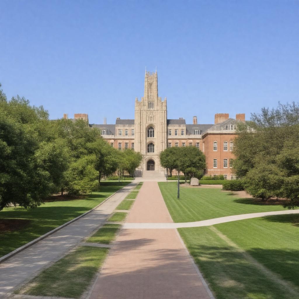 AI-created image of Washington University Danforth Campus
