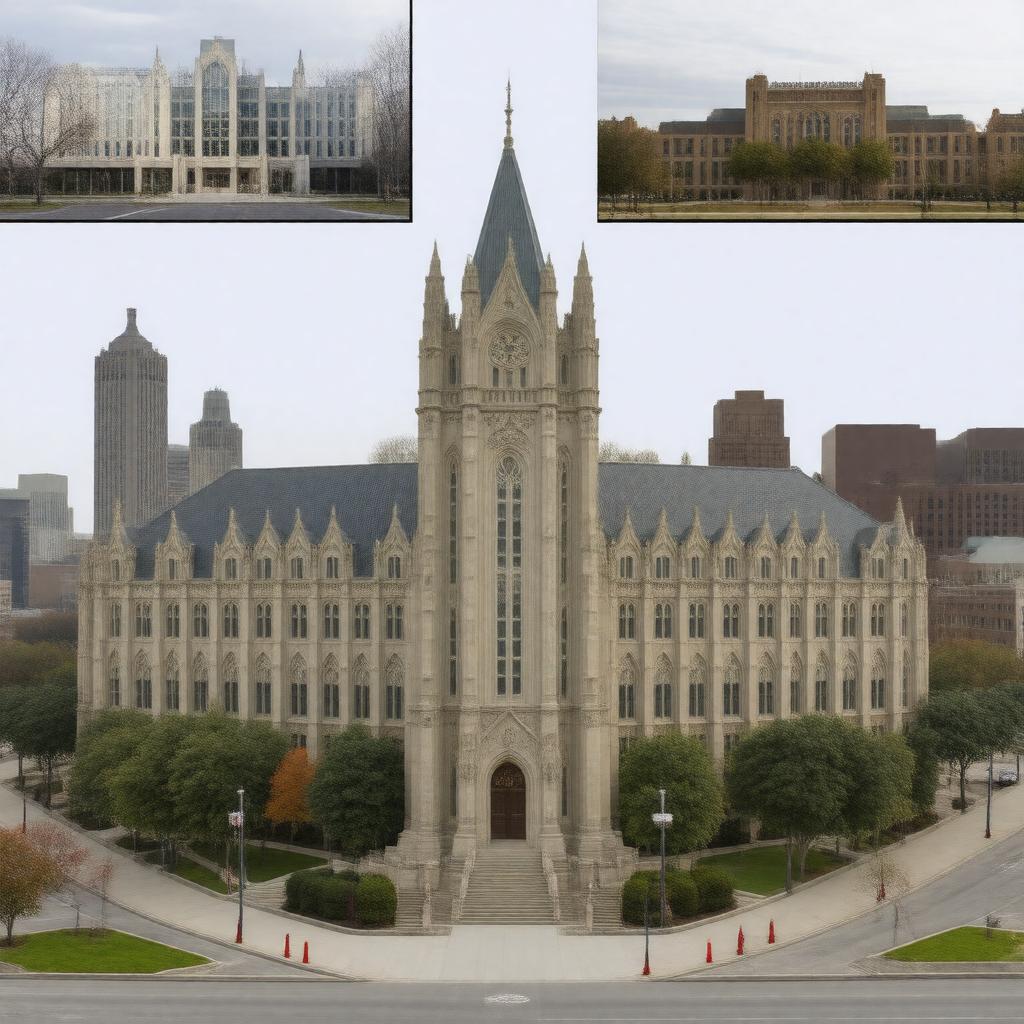 AI-created image of Washington University School of Law