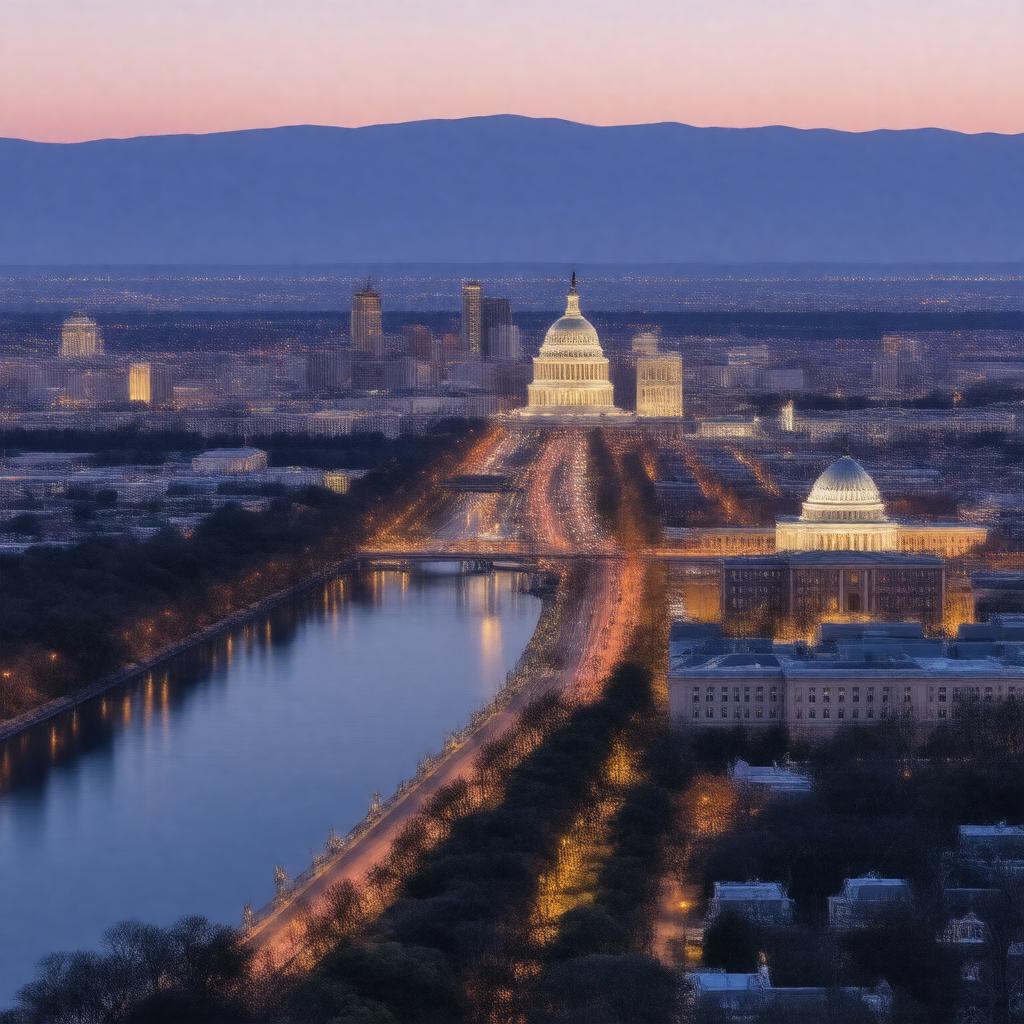 AI-created image of Washington metropolitan area