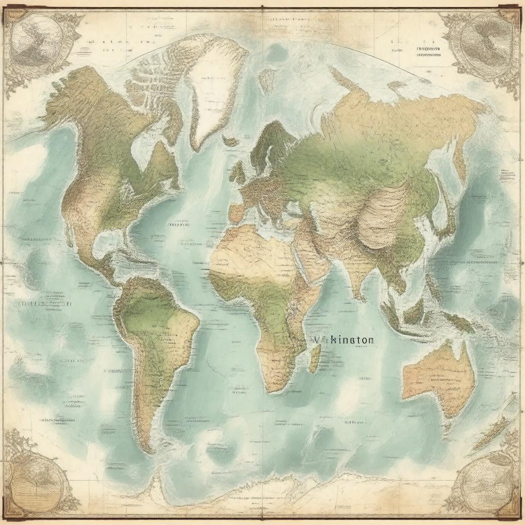 Click to view larger image AI-created image of Washington (various places in the world)