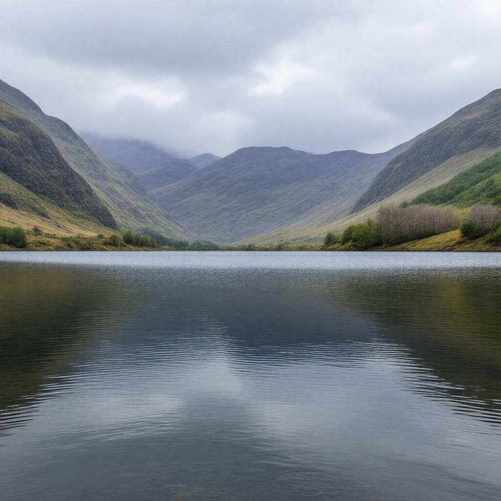 Click to view larger image AI-created image of Wast Water