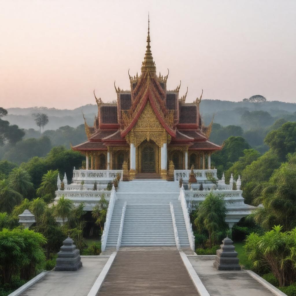 AI-created image of Wat Nong Pah Pong