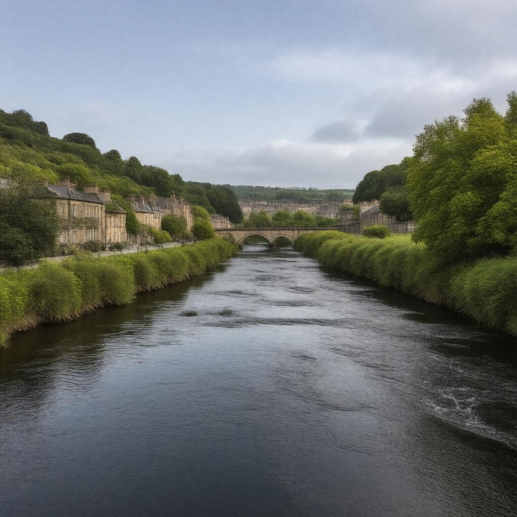 AI-created image of Water of Leith