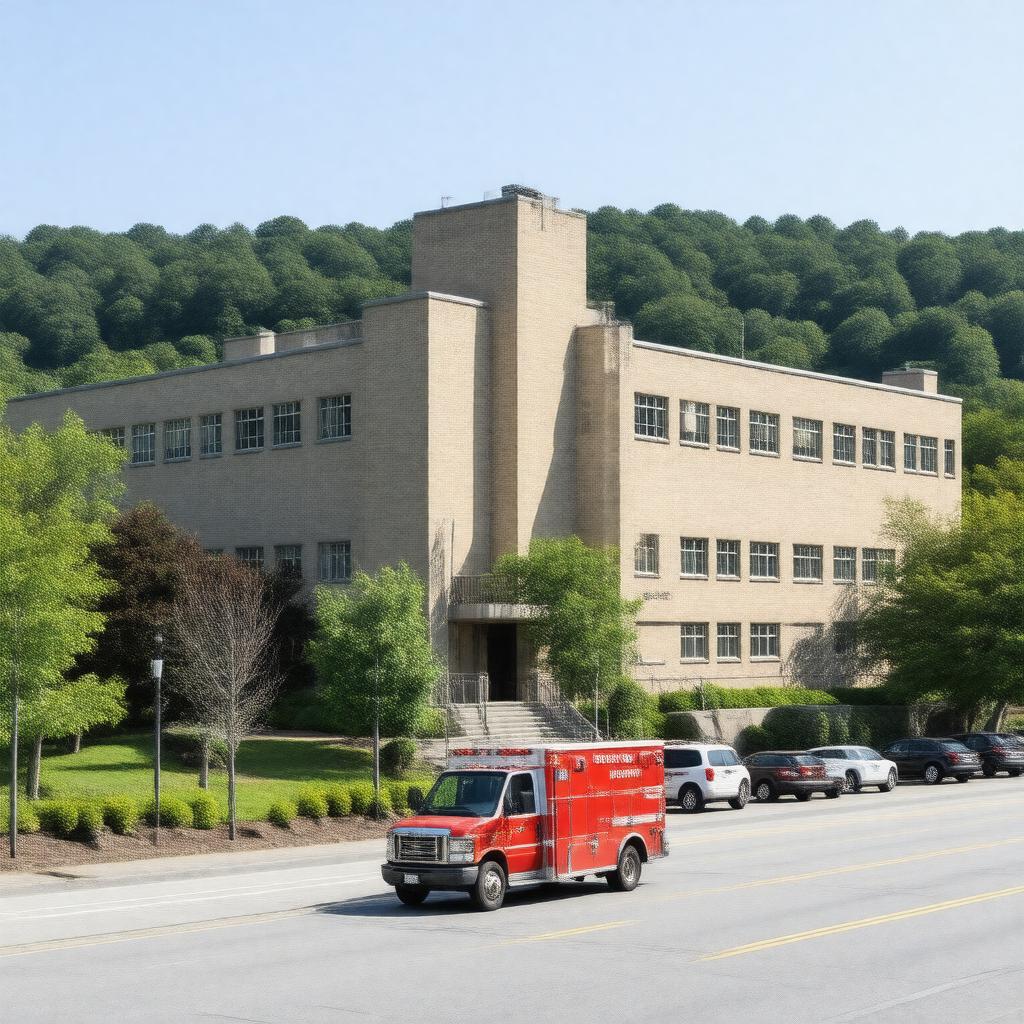 AI-created image of Waterbury Hospital