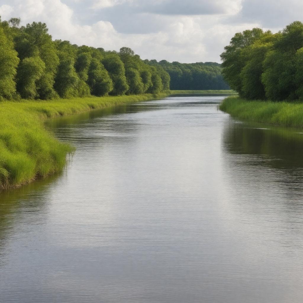 AI-created image of Wateree River