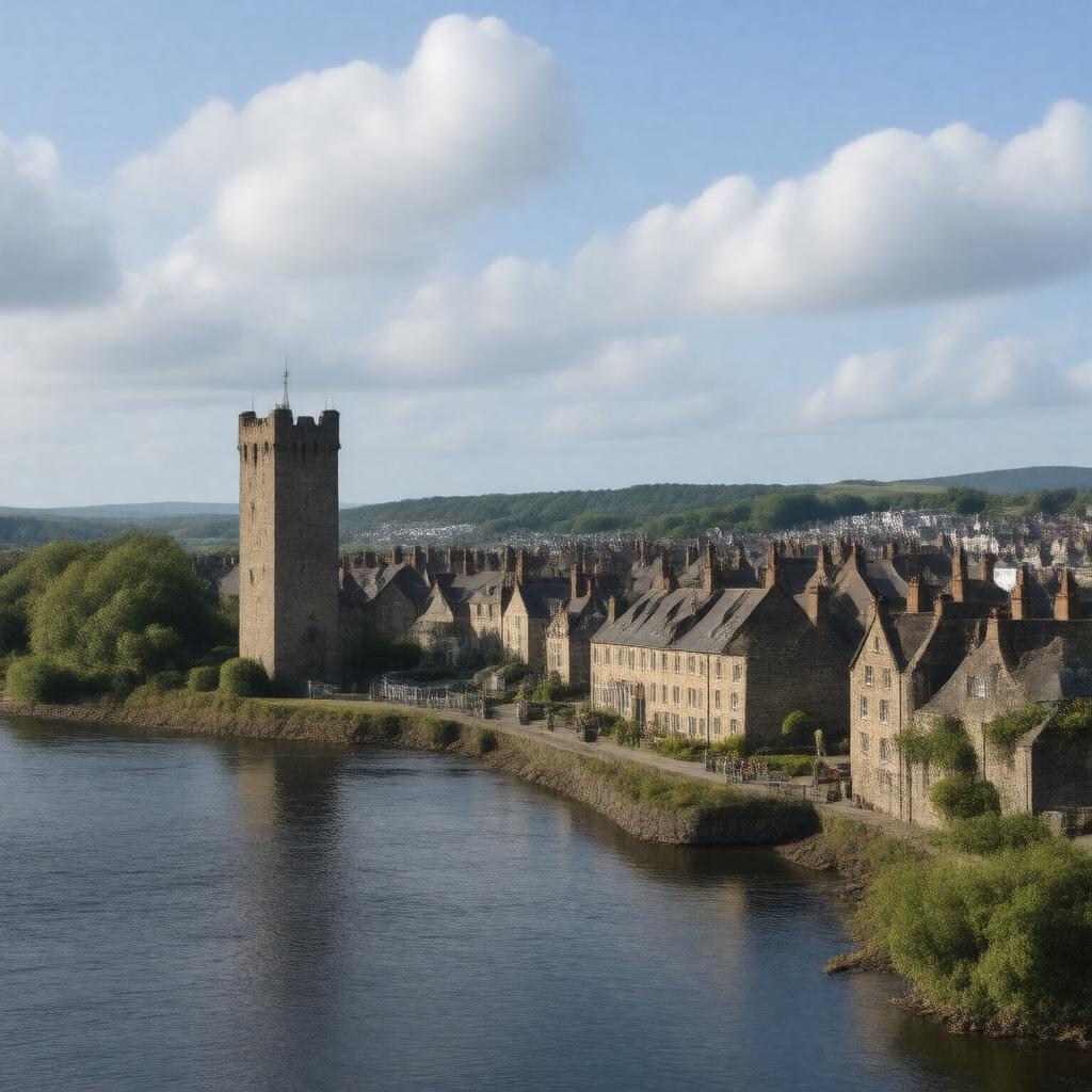 AI-created image of Waterford, Ireland