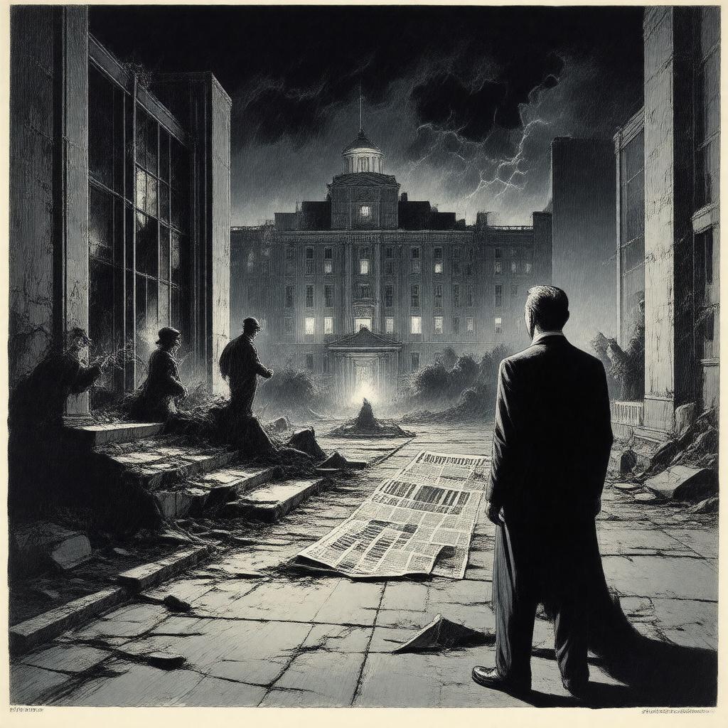 AI-created image of Watergate scandal