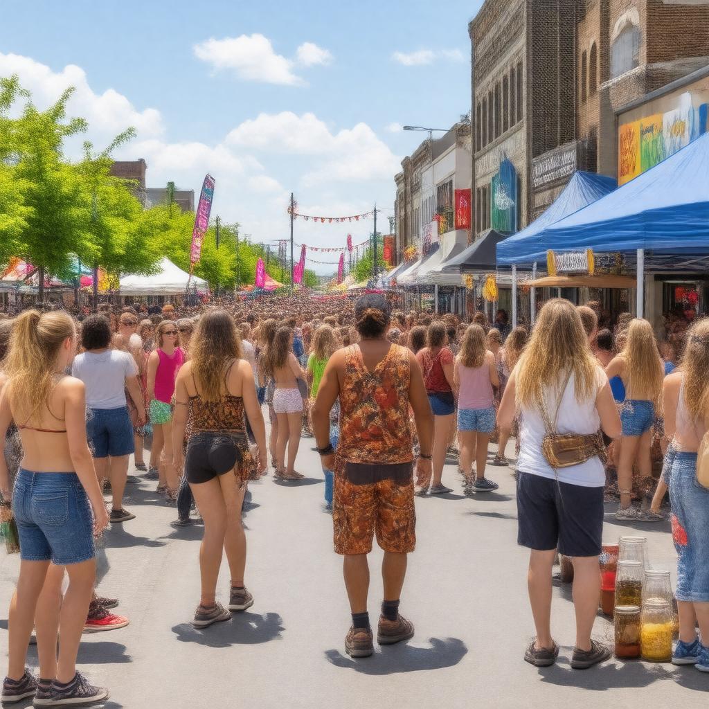 Click to view larger image AI-created image of Waterloo Busker Carnival