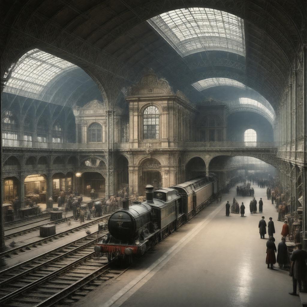 AI-created image of Waterloo Depot