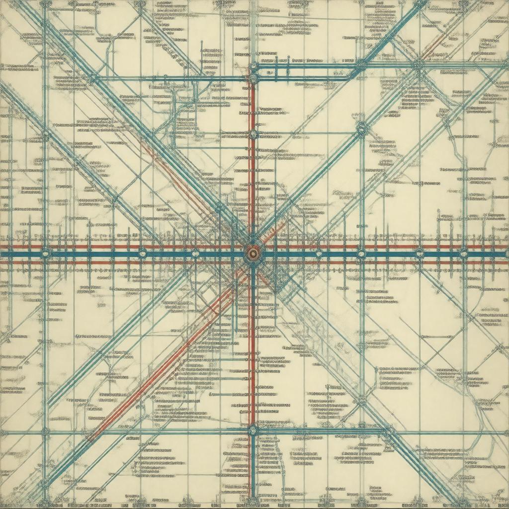 AI-created image of Waterloo & City line