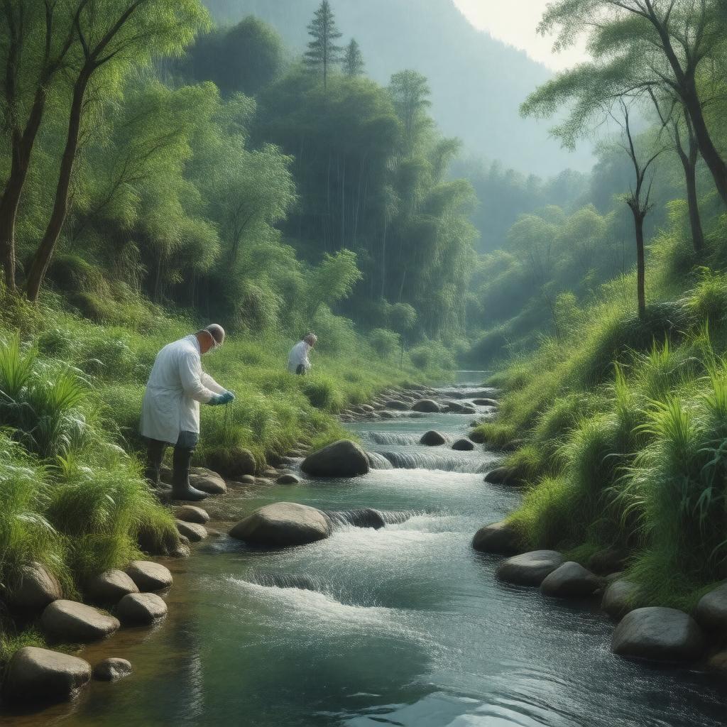 AI-created image of Watershed Ecology Lab