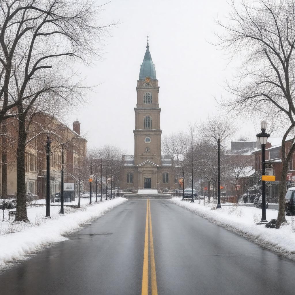 AI-created image of Watertown, New York