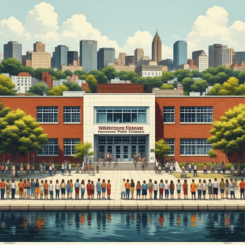 AI-created image of Watertown Public Schools