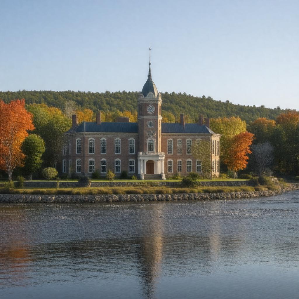 AI-created image of Waterville College