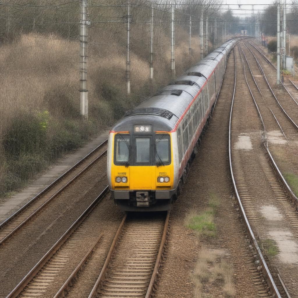 AI-created image of Watford DC line