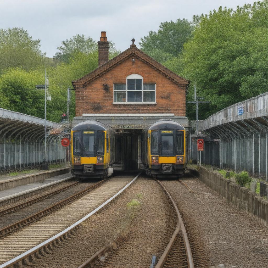 AI-created image of Watford High Street