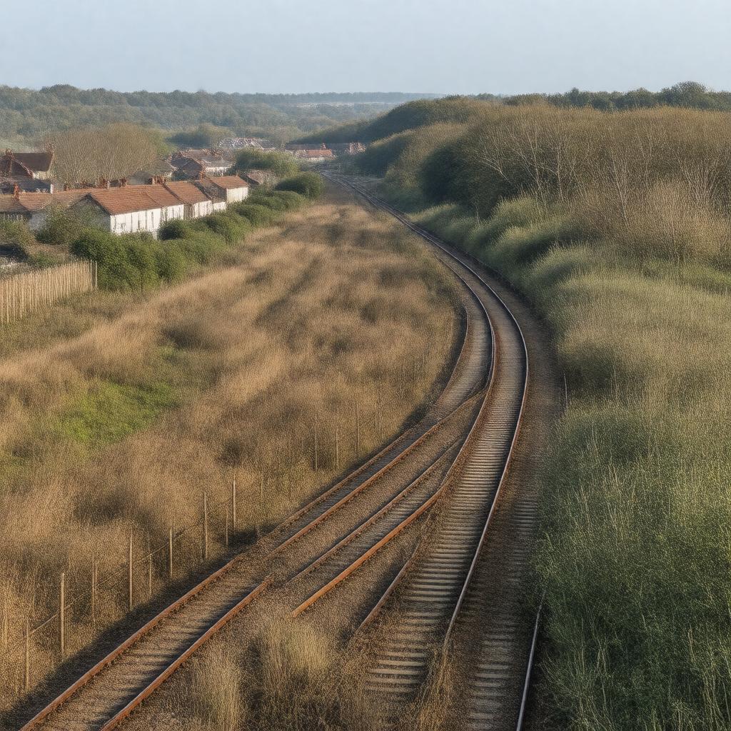 Click to view larger image AI-created image of Watford Junction Sidings