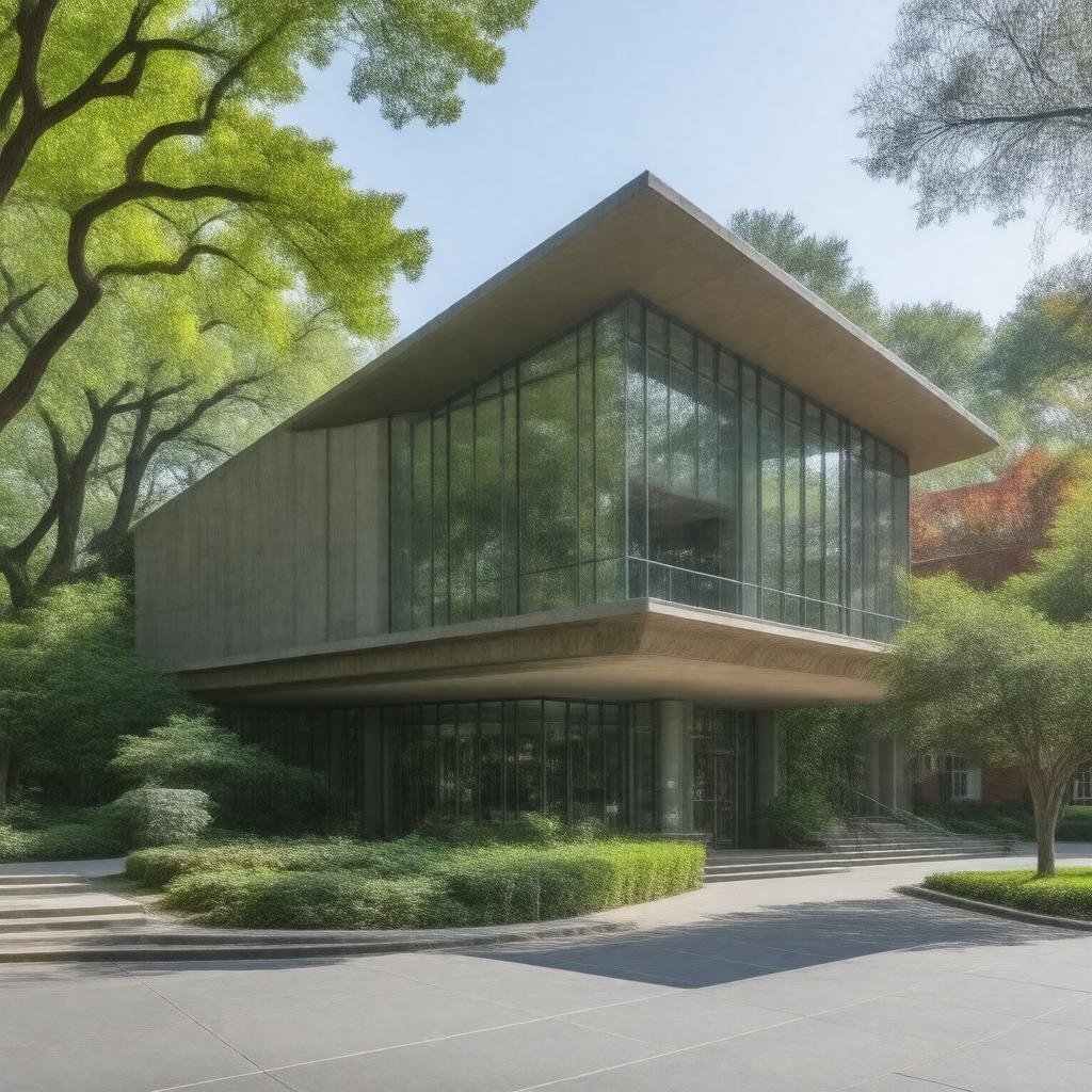 Click to view larger image AI-created image of Watson Institute for International and Public Affairs