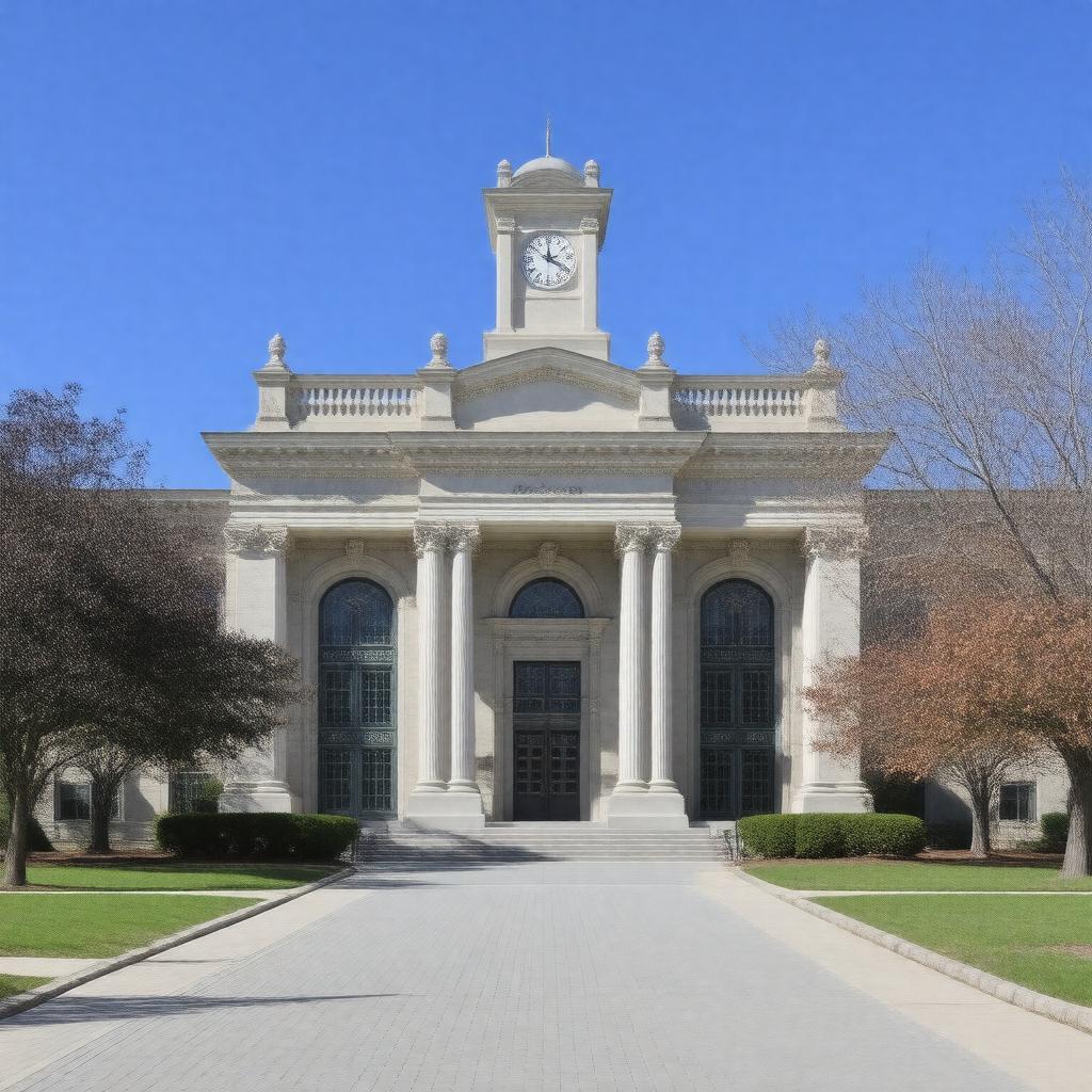 Click to view larger image AI-created image of Watson Library