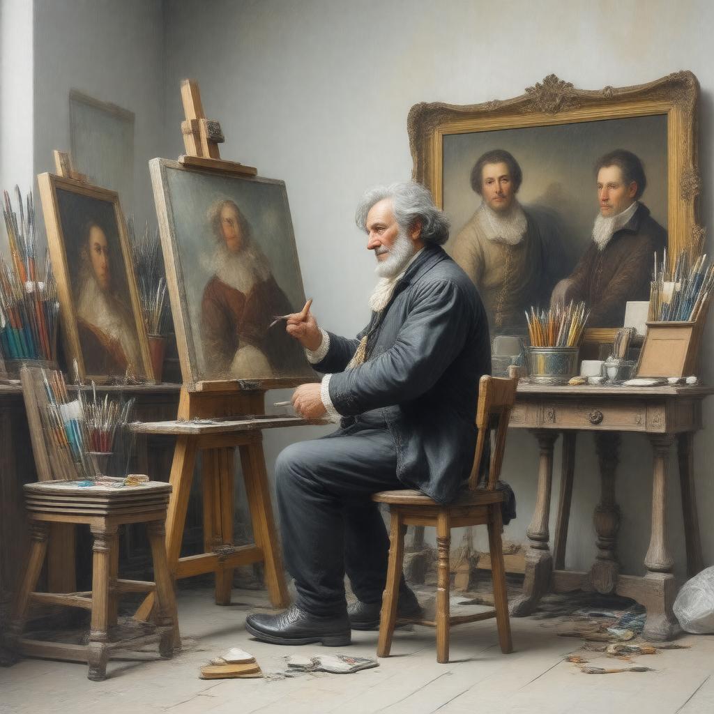 AI-created image of Watteau