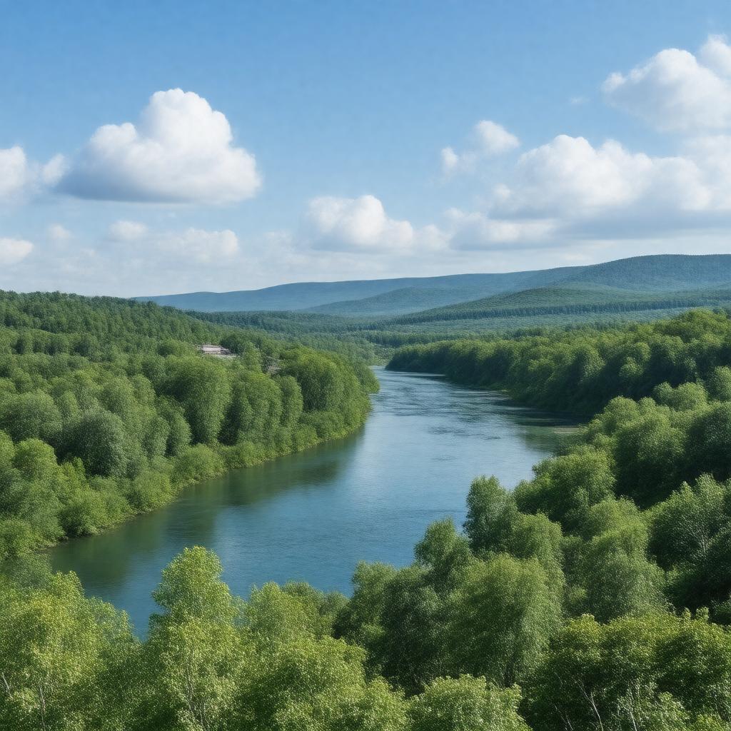 AI-created image of Wausau, Wisconsin, United States