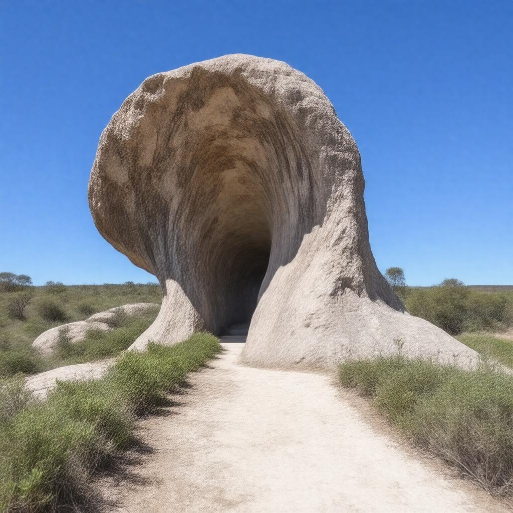 Click to view larger image AI-created image of Wave Rock