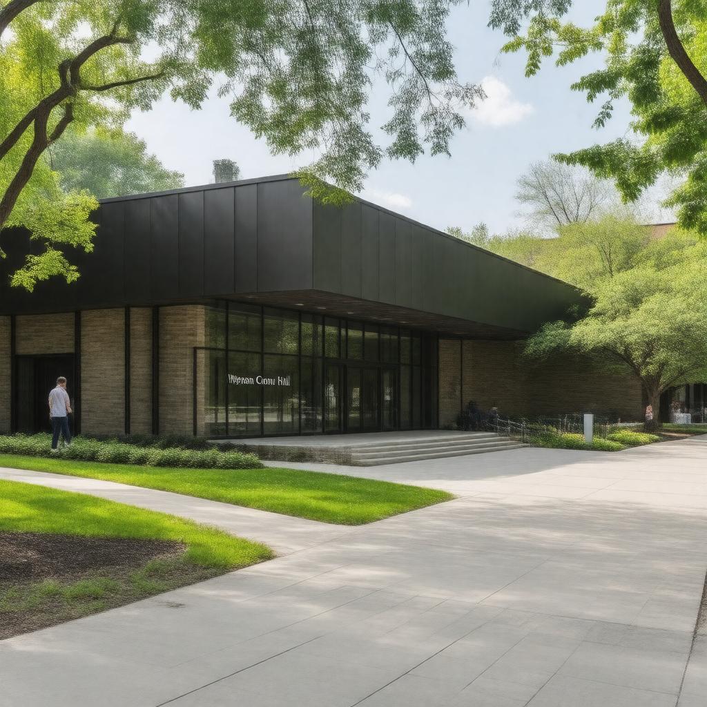 AI-created image of Wayman Crow Hall