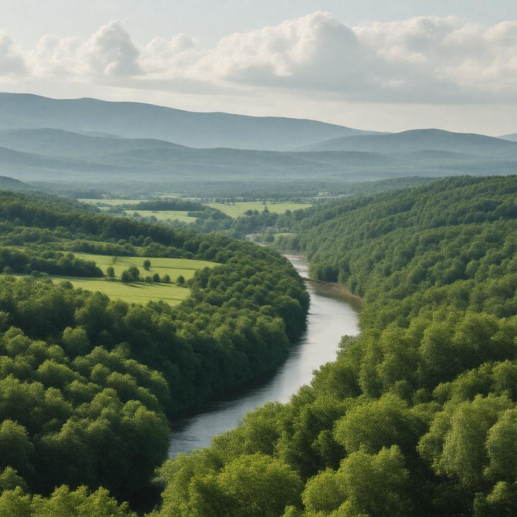 AI-created image of Wayne County, Missouri