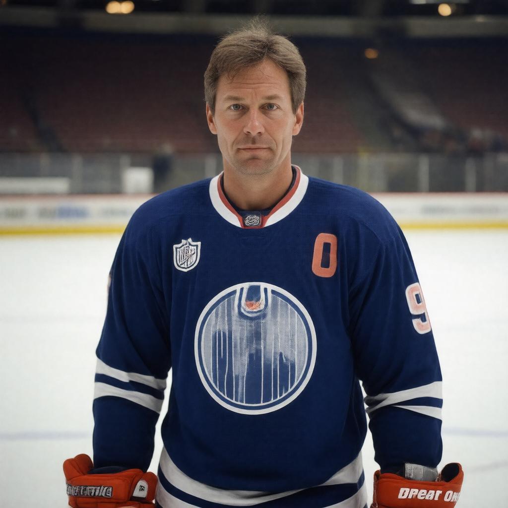 AI-created image of Wayne Gretzky