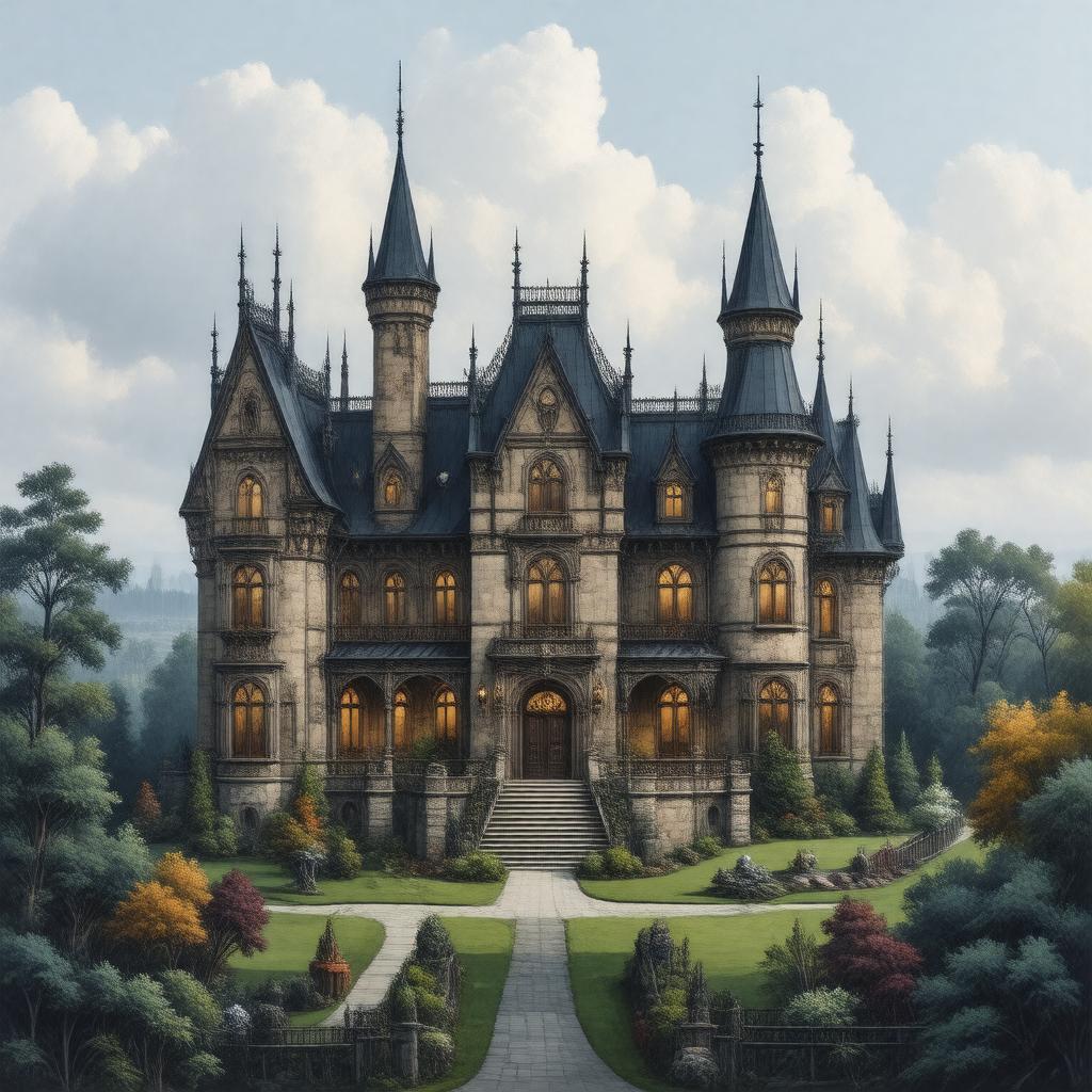 AI-created image of Wayne Manor