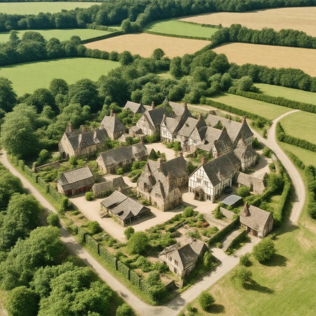 AI-created image of Weald and Downland Living Museum