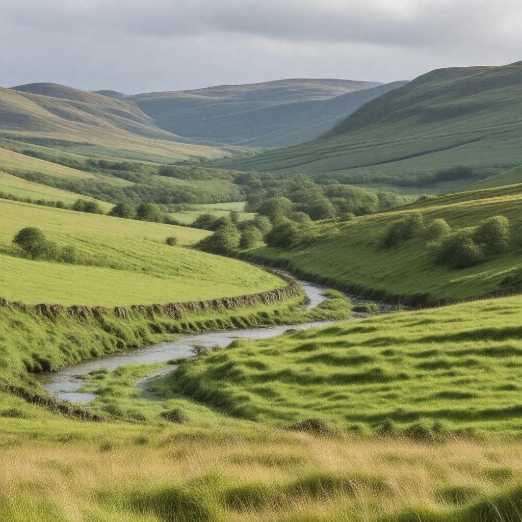 AI-created image of Weardale, County Durham, England