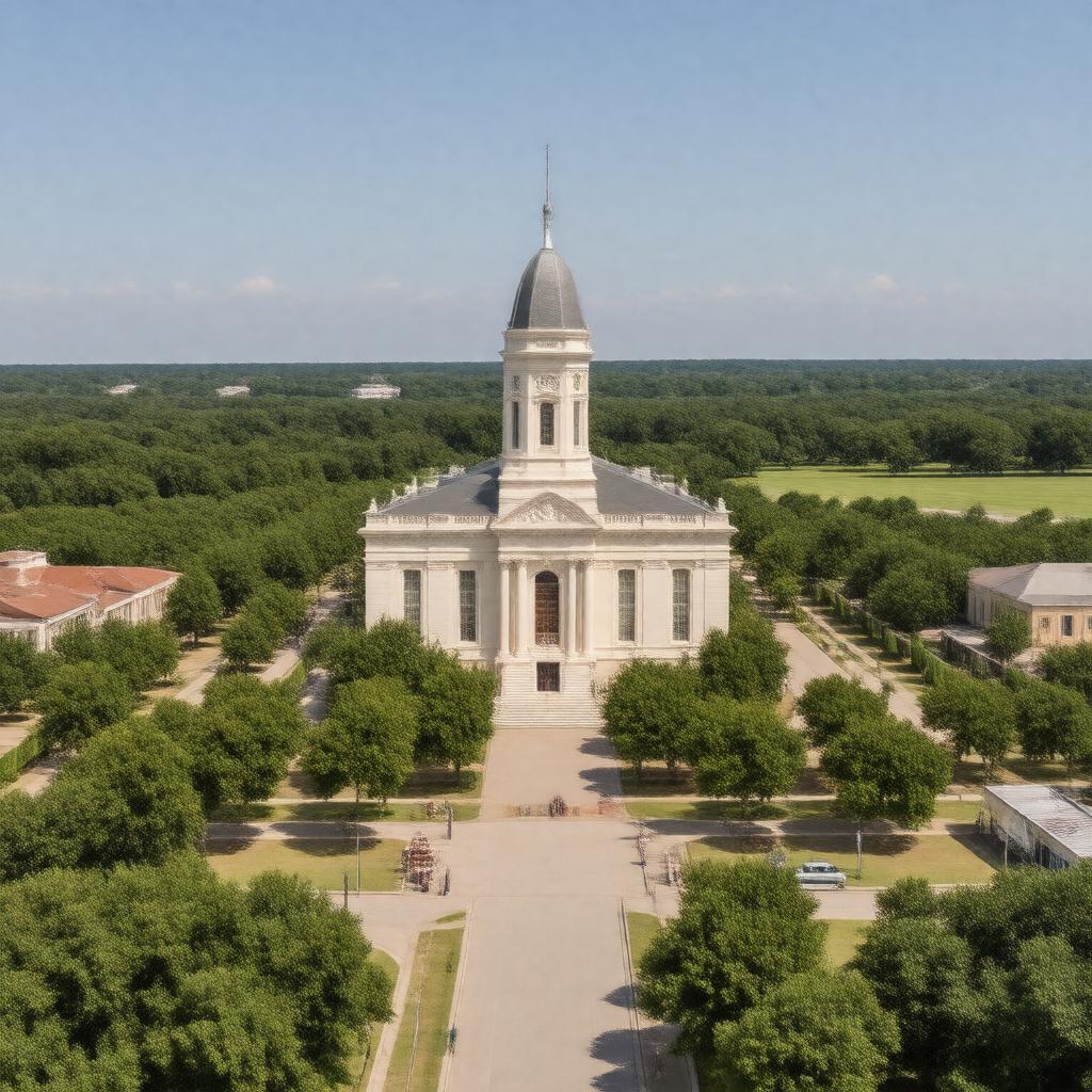 AI-created image of Weatherford, Texas, United States