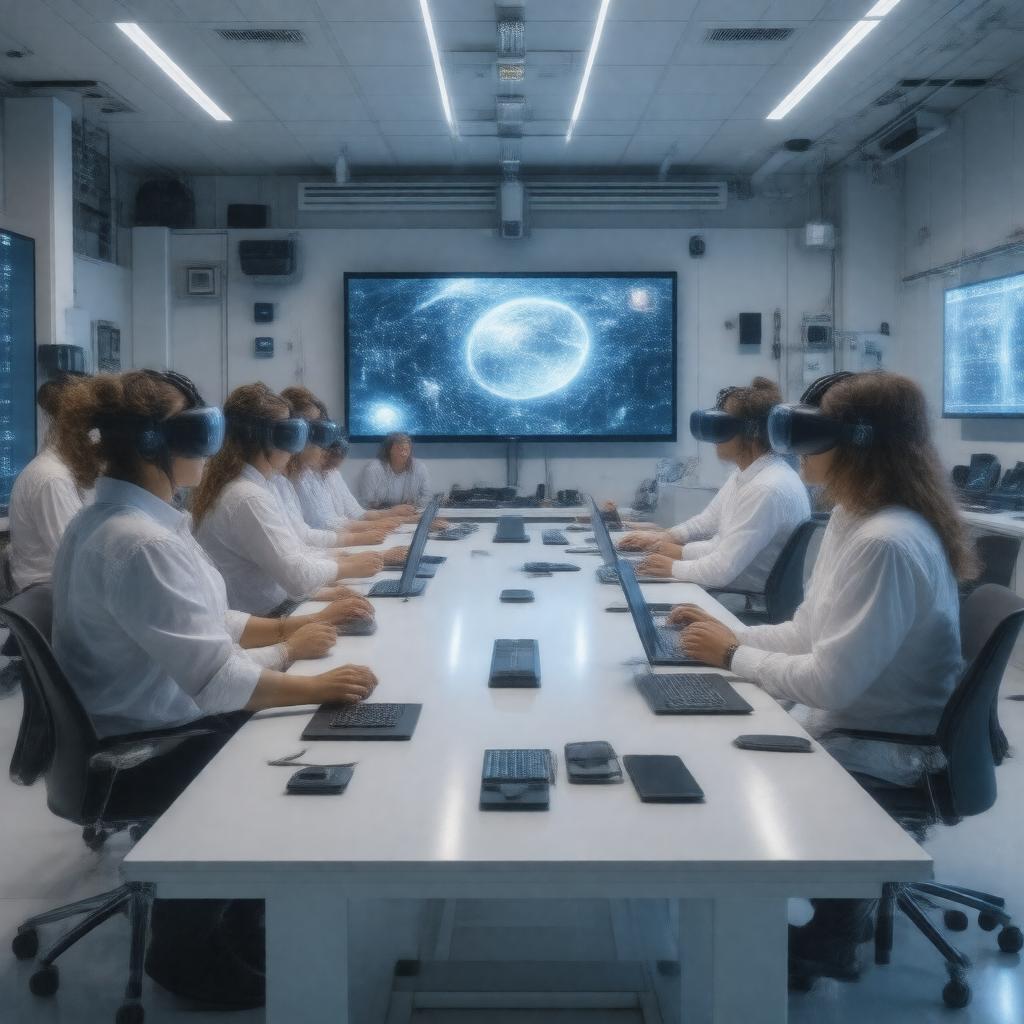 Click to view larger image AI-created image of WebXR Working Group
