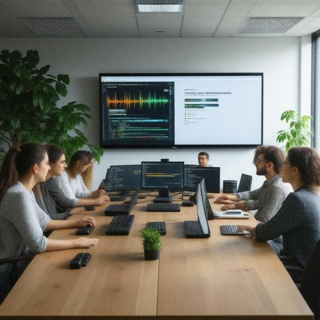 Click to view larger image AI-created image of Web Audio Working Group