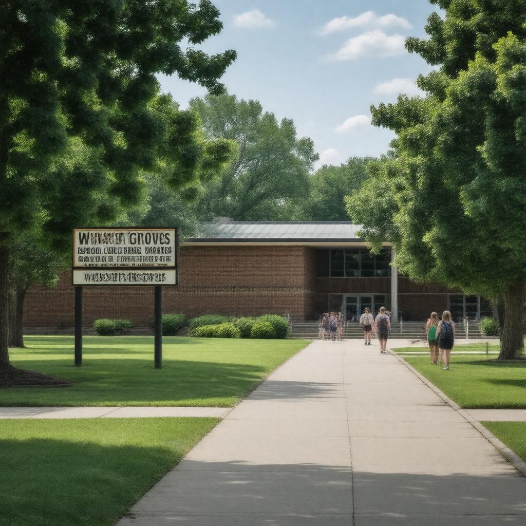 AI-created image of Webster Groves School District