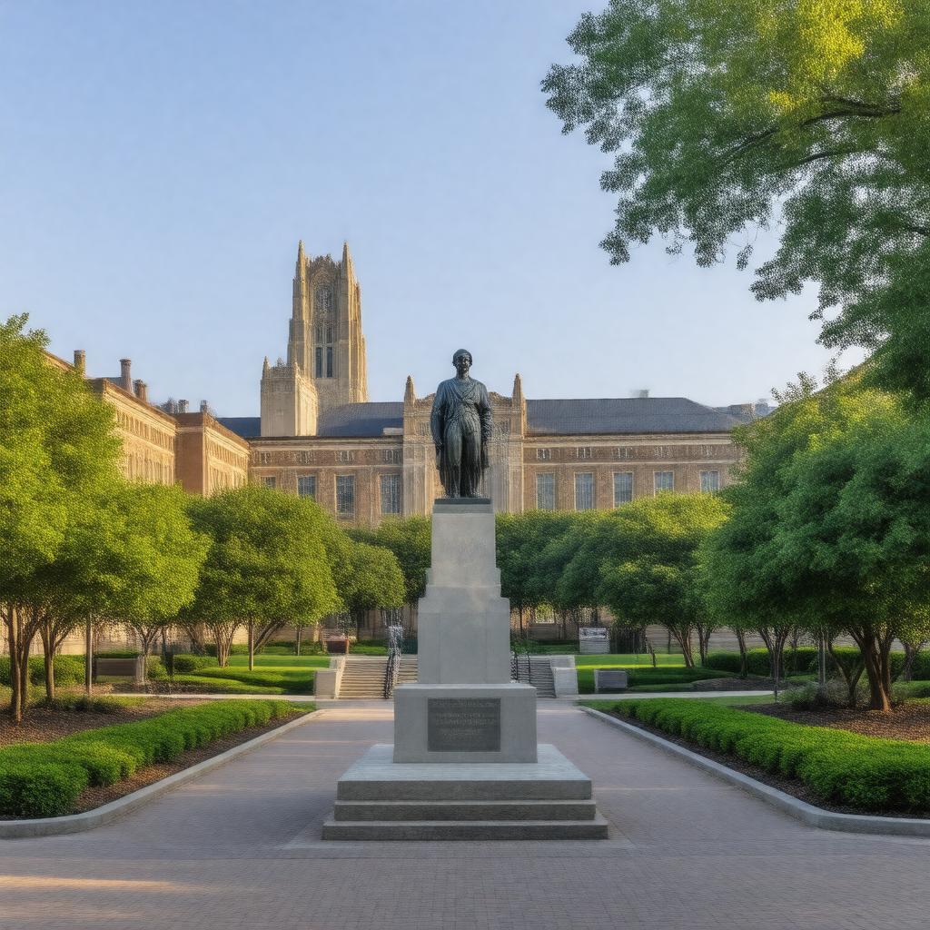 AI-created image of Webster University