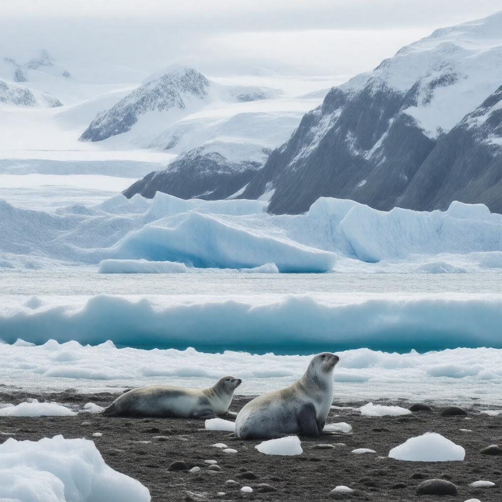 Click to view larger image AI-created image of Weddell Sea